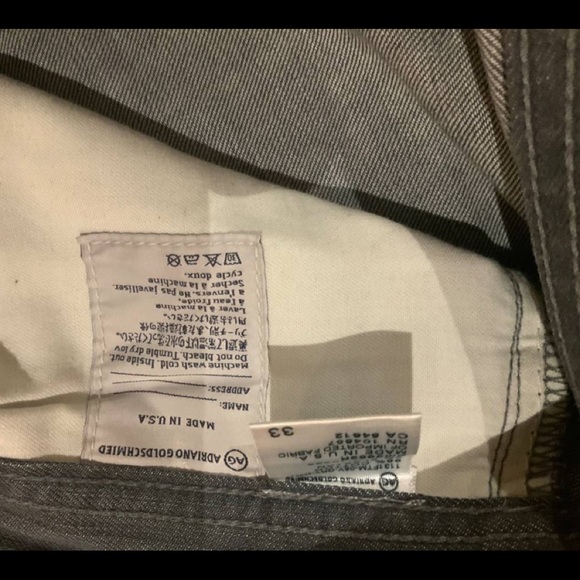 Adriano Goldschmied AG Jeans Matchbox Slim Straight - Mens 33 - Picture 8 of 9